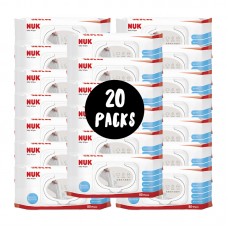 NUK Baby Wipes 80pcs (180 x 200mm) | Wet Wipes | Wet Tissue | Made in Taiwan - Carton Deal of 20 packs NUK Baby Wipes 80pcs (180 x 200mm) | Wet Wipes | Wet Tissue | Made in Taiwan - Carton Deal of 20 packs